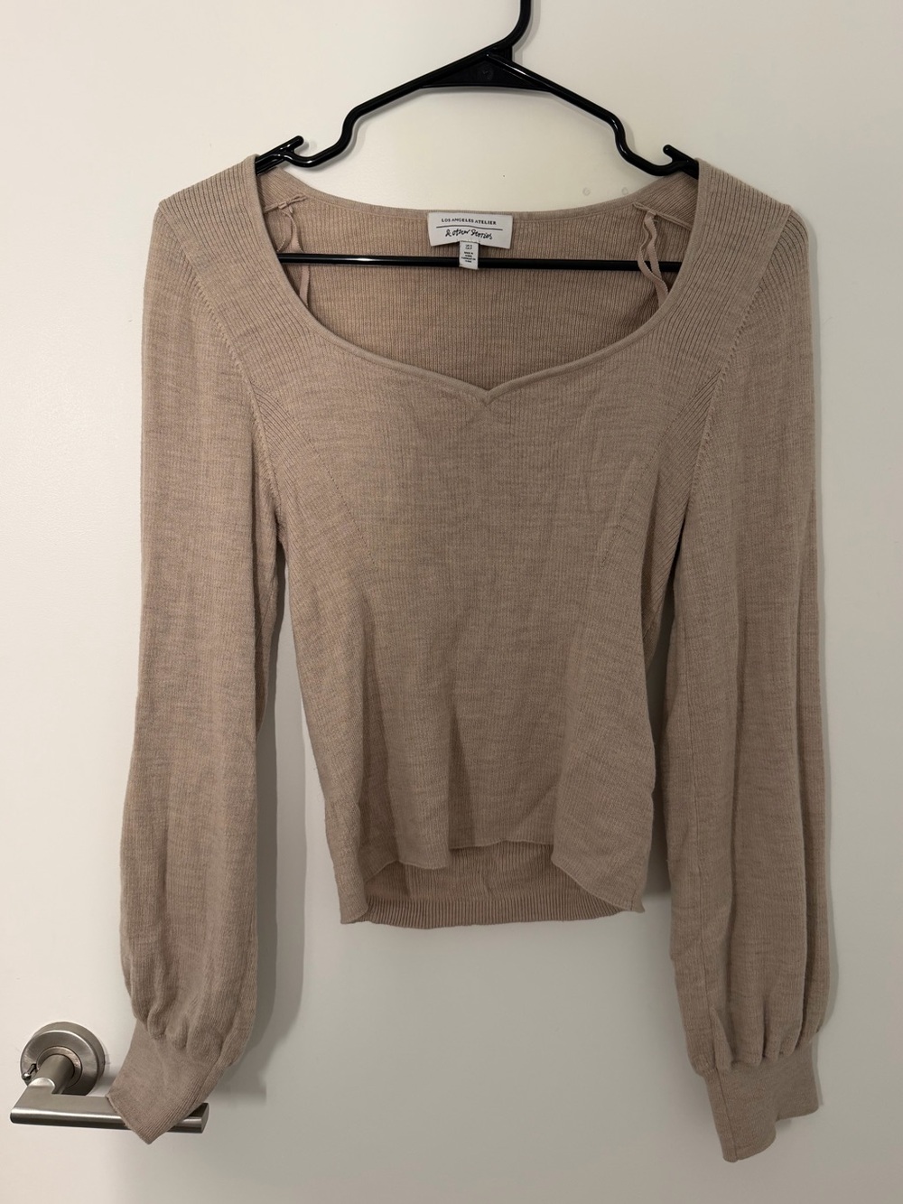 & Other Stories Long Sleeve Top - Taupe